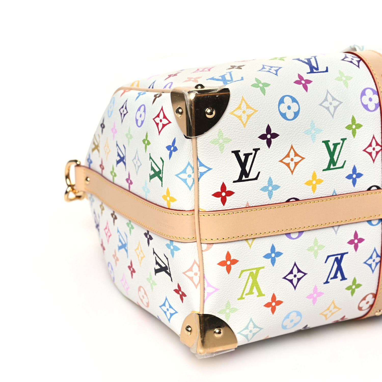 Louis Vuitton LV X TM Monogram Multicolor Keepall Bandouliere 45 White 7 of 8