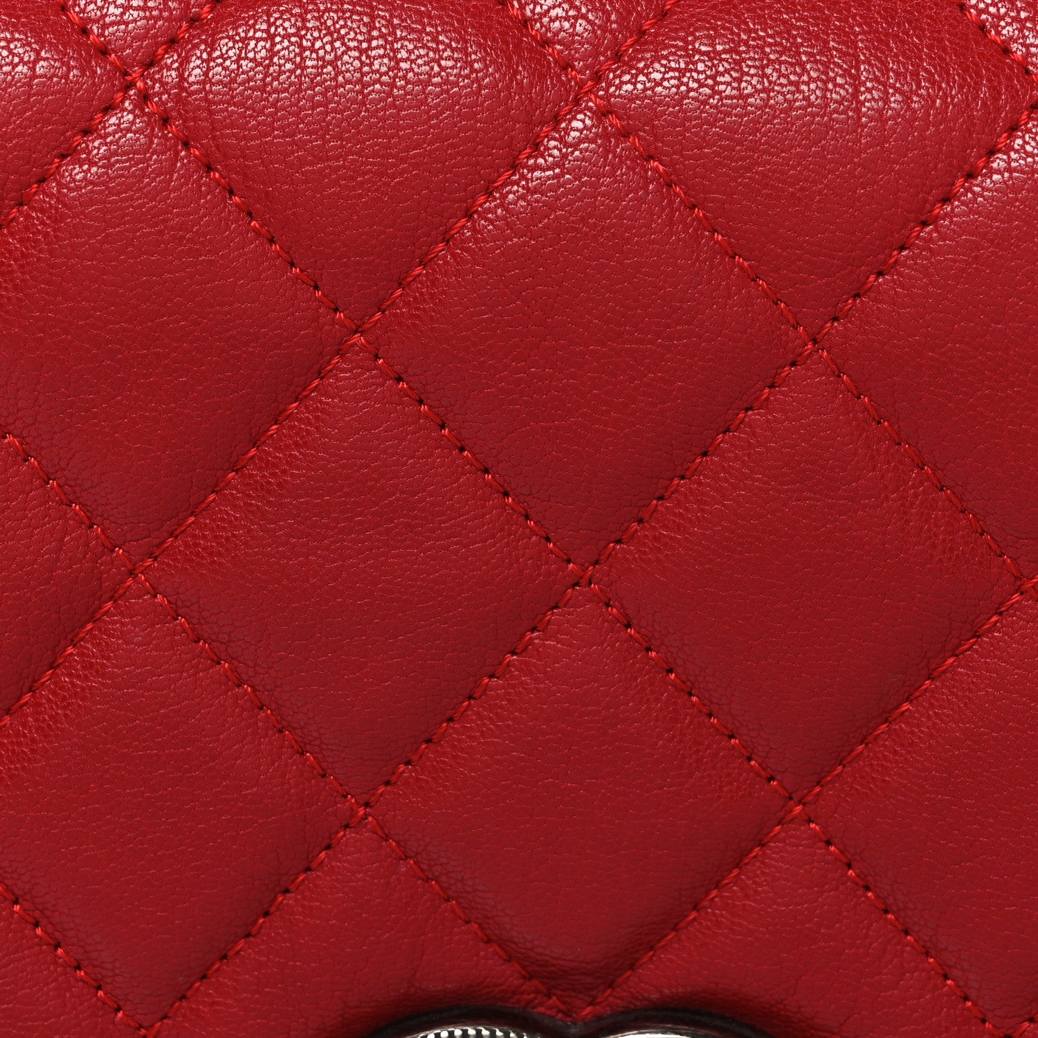 Chanel Goatskin Quilted Medium City Rock Flap Red 8 of 10