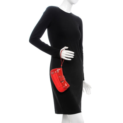 Christian Dior Satin Patent Street Chic Columbus Bag Red 3 of 13