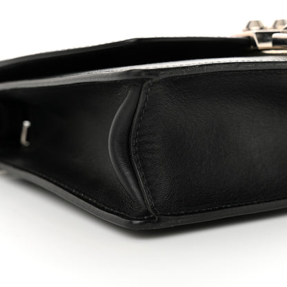 Prada City Calfskin Saffiano Racing Logo Elektra Shoulder Bag Fuxia Black 8 of 9