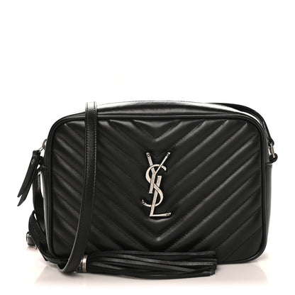 Saint Laurent Calfskin Matelasse Monogram Lou Camera Bag Black 1 of 10