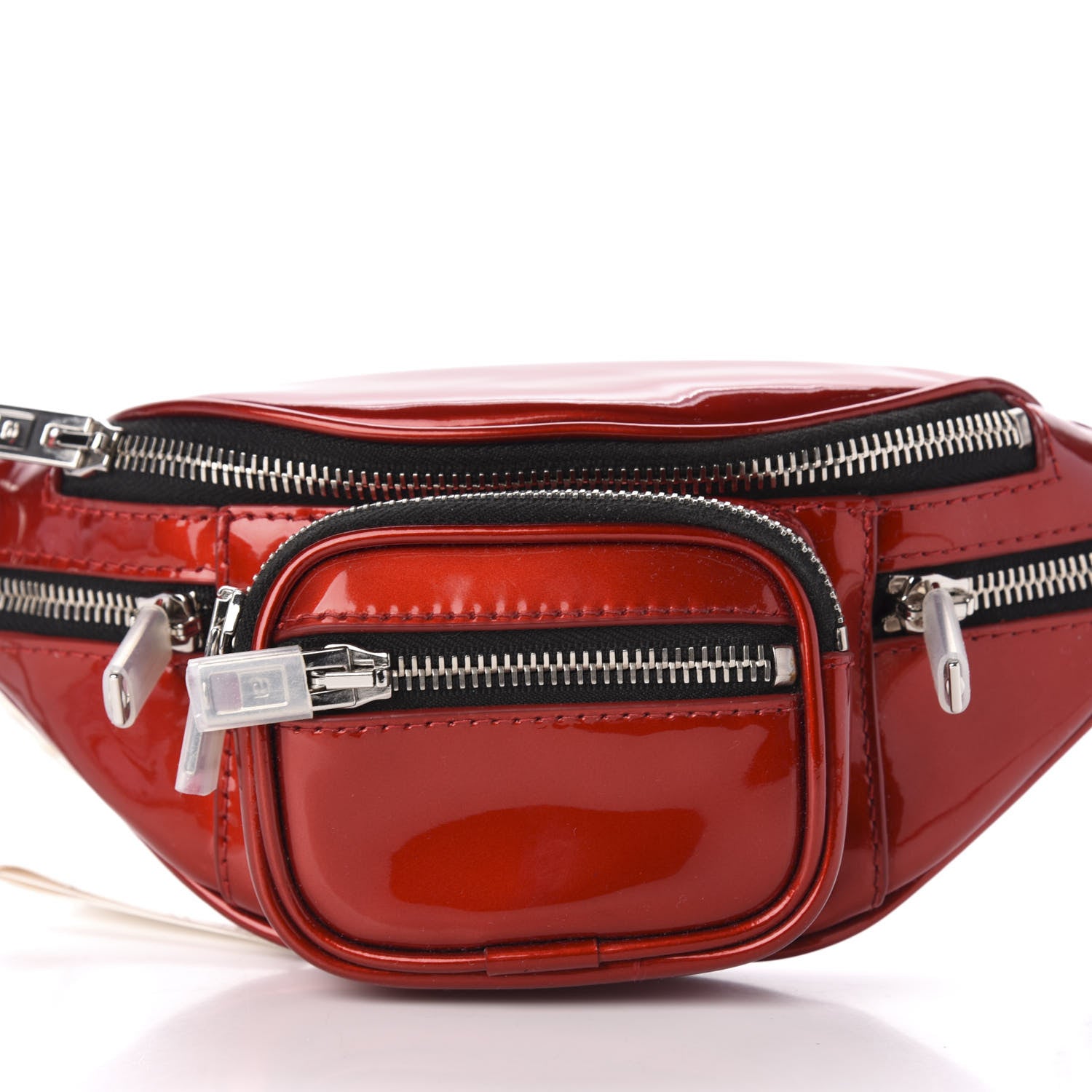 Alexander Wang Patent Attica Mini Belt Bag Red 9 of 9