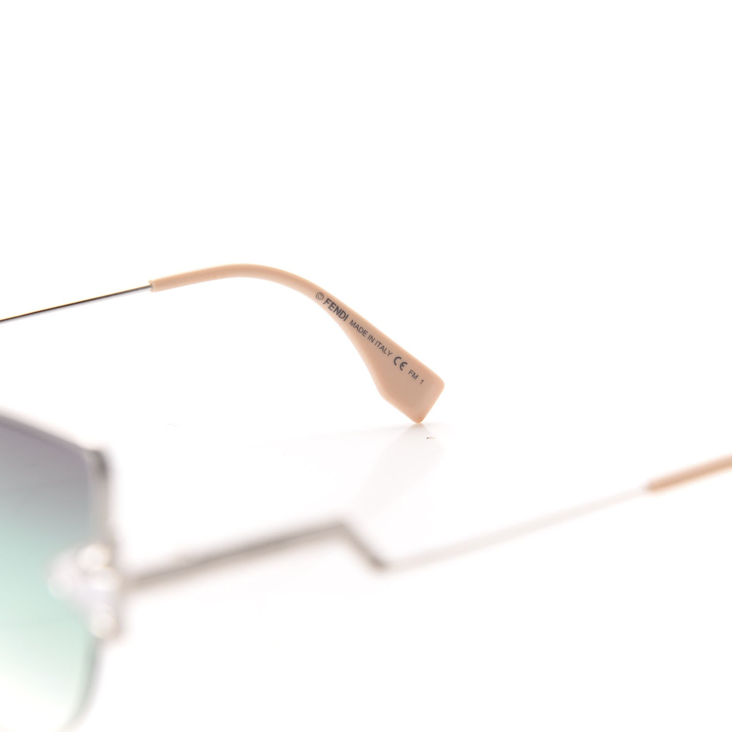 Fendi Metal Crystal Sunglasses FF 0242/S Silver 5 of 7
