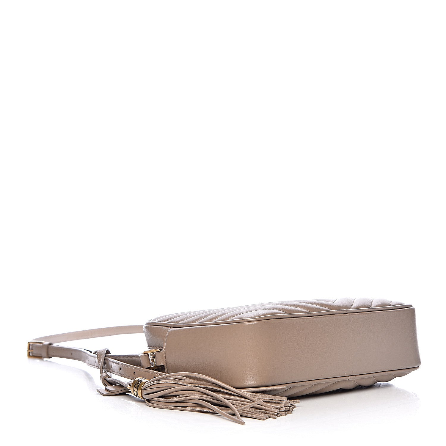 Saint Laurent Calfskin Matelasse Monogram Lou Camera Bag Dusty Grey 4 of 12