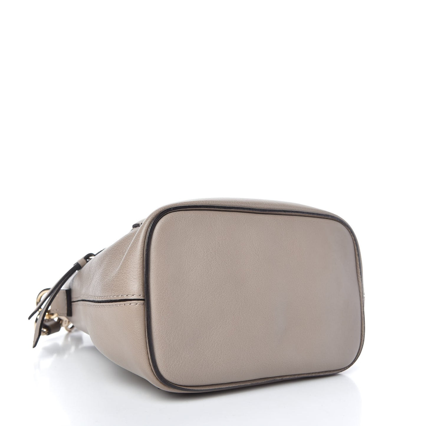 Suede Calfskin Mini Faye Backpack Motty Grey