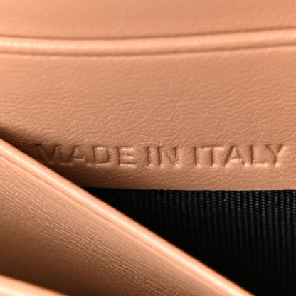 Balenciaga Shiny Calfskin Crocodile Embossed Hourglass Chain Bag Nude Beige 6 of 10