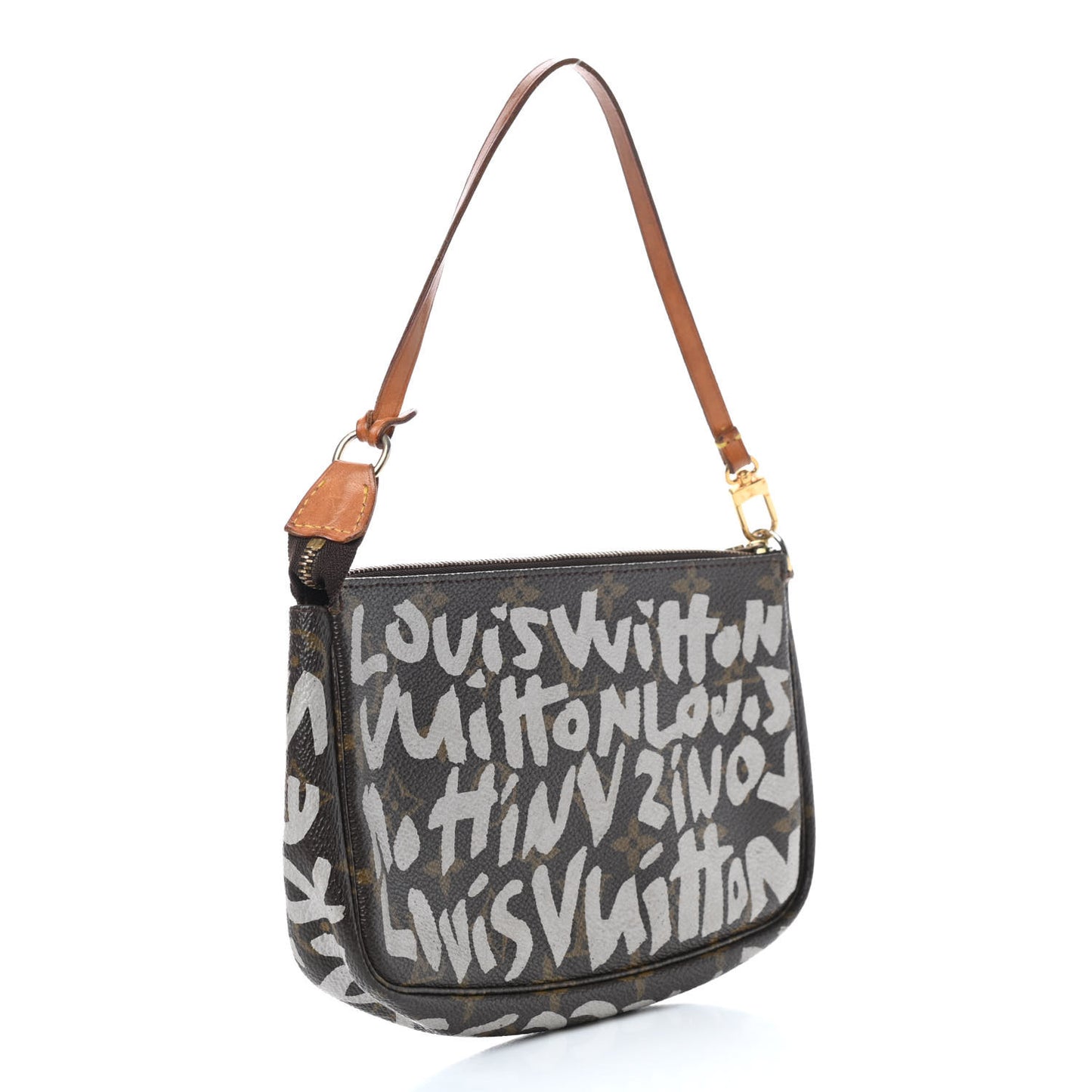 Monogram Graffiti Pochette Accessories Silver