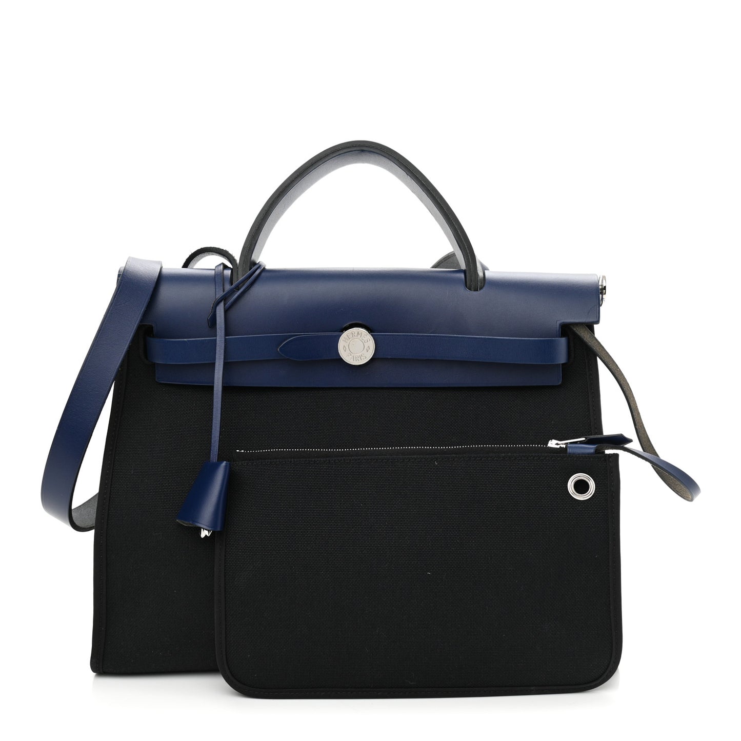 Vache Hunter Toile Herbag Zip 31 PM Bleu Saphir Black