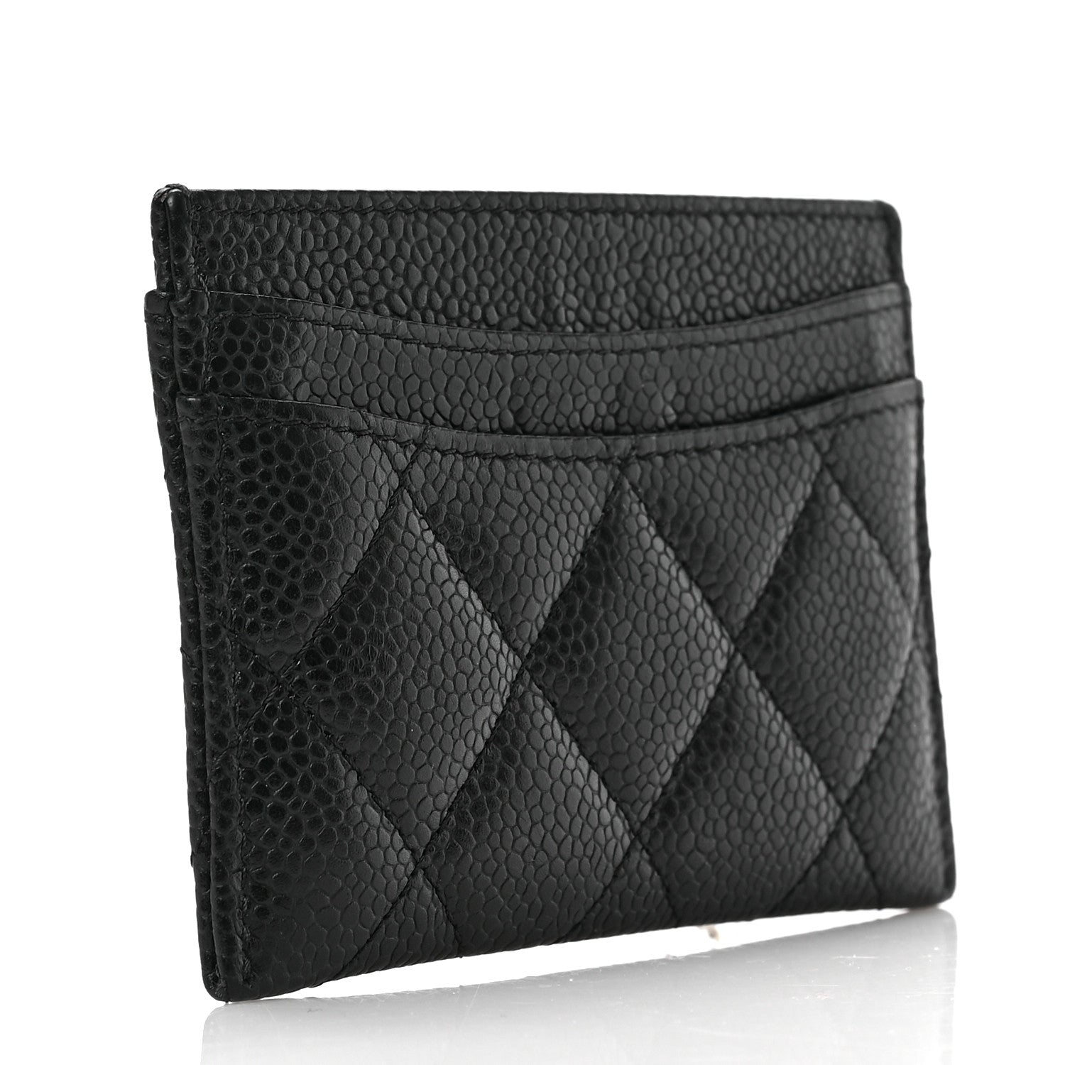 Chanel Caviar Quilted Card Holder Black 3 of 8
