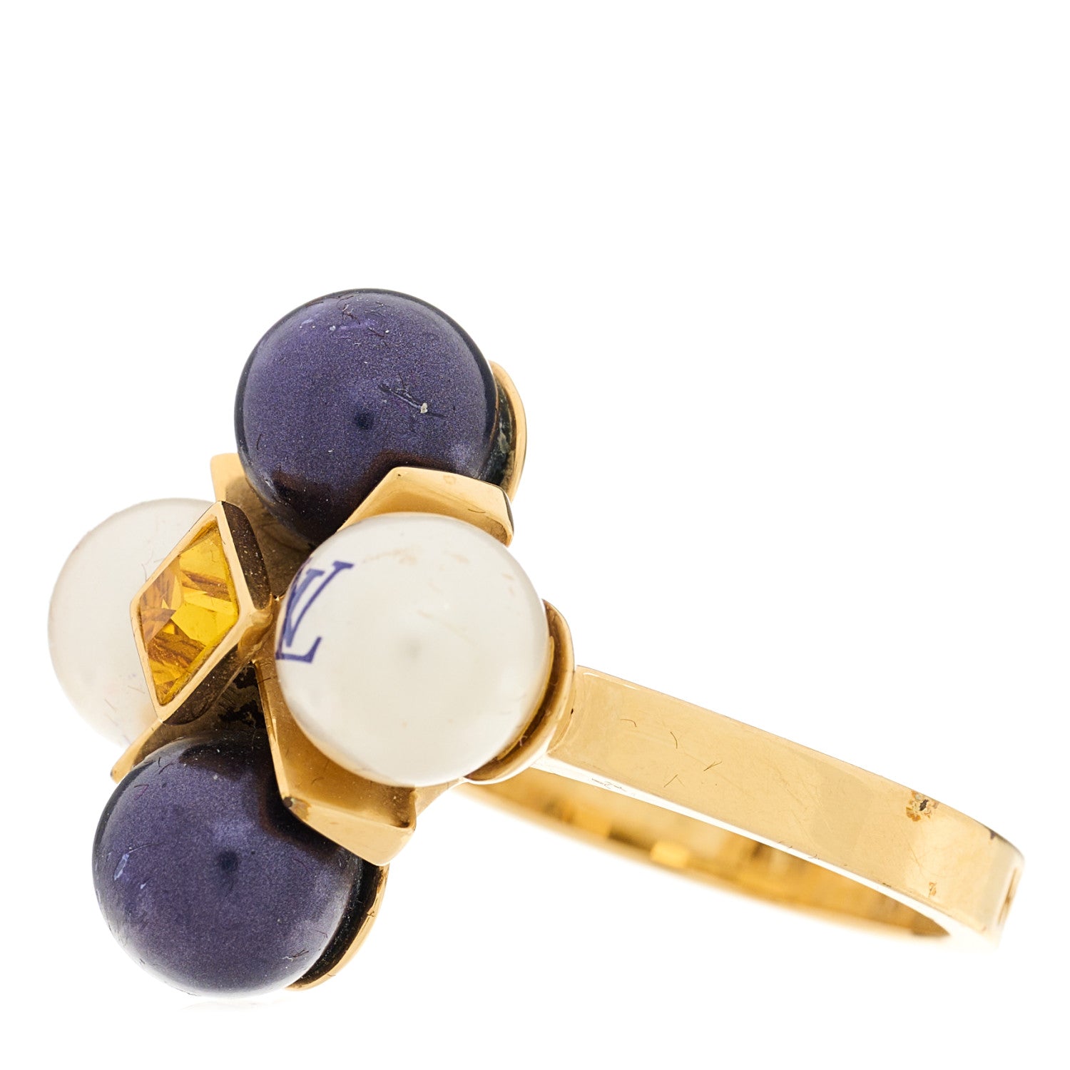 Louis Vuitton Pearl Cry Me A River Ring M 3 of 9