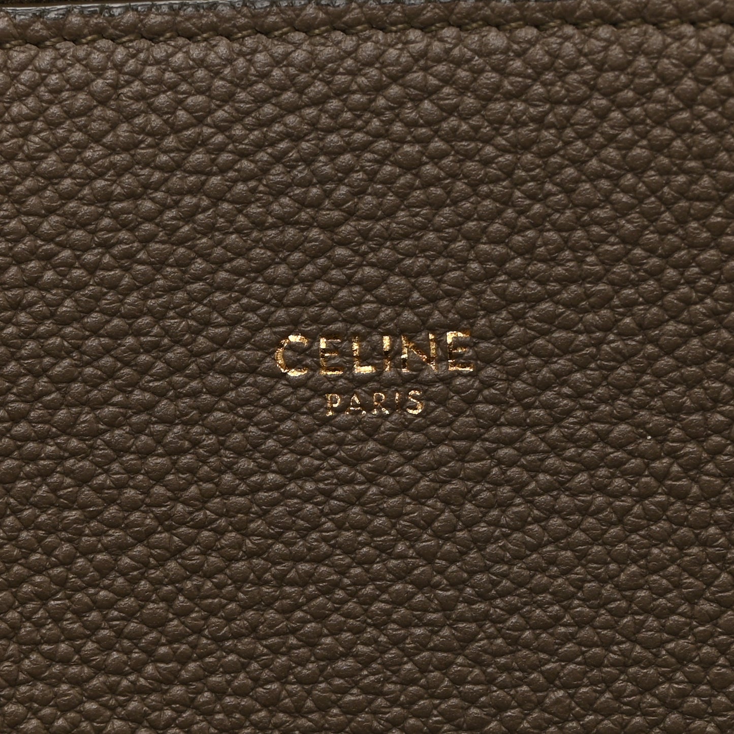 Soft Grained Calfskin Medium Belt Cabas Phantom Taupe