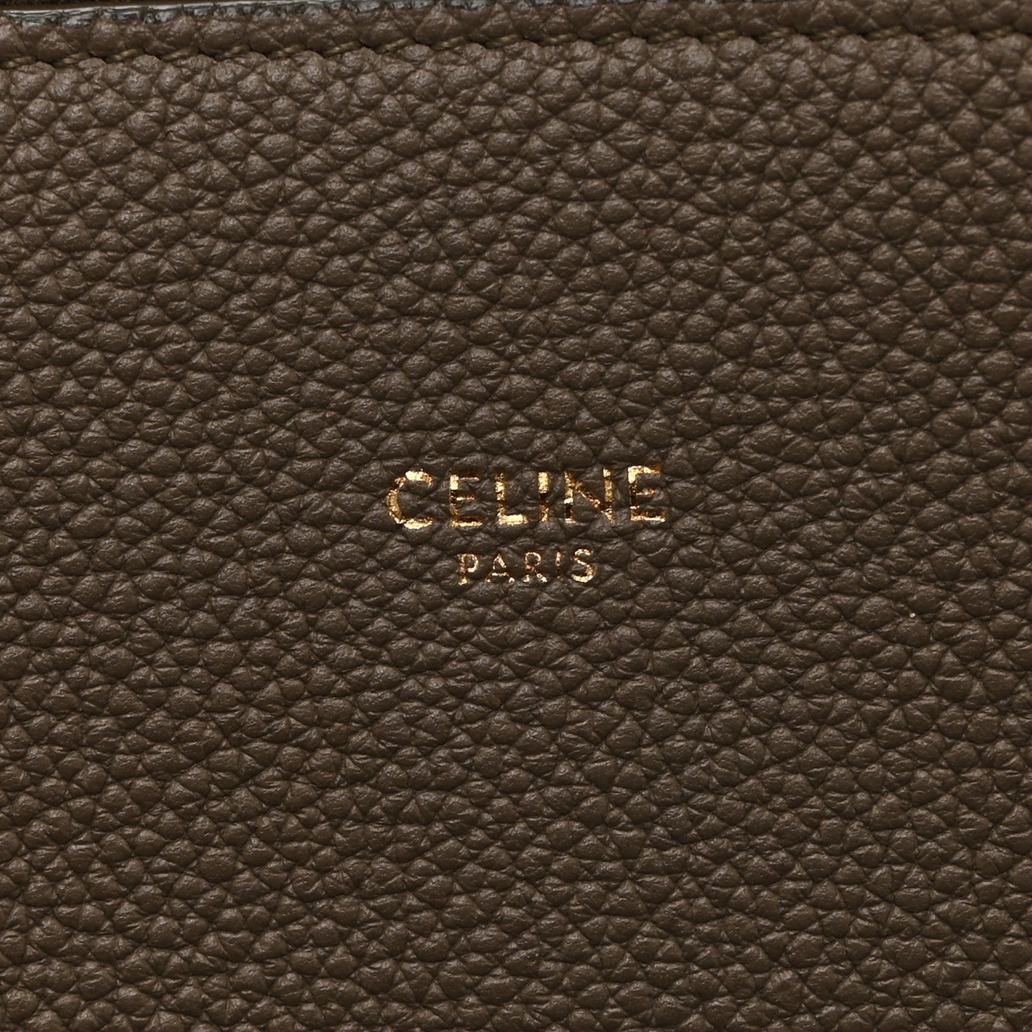 Celine Soft Grained Calfskin Medium Belt Cabas Phantom Taupe 6 of 11