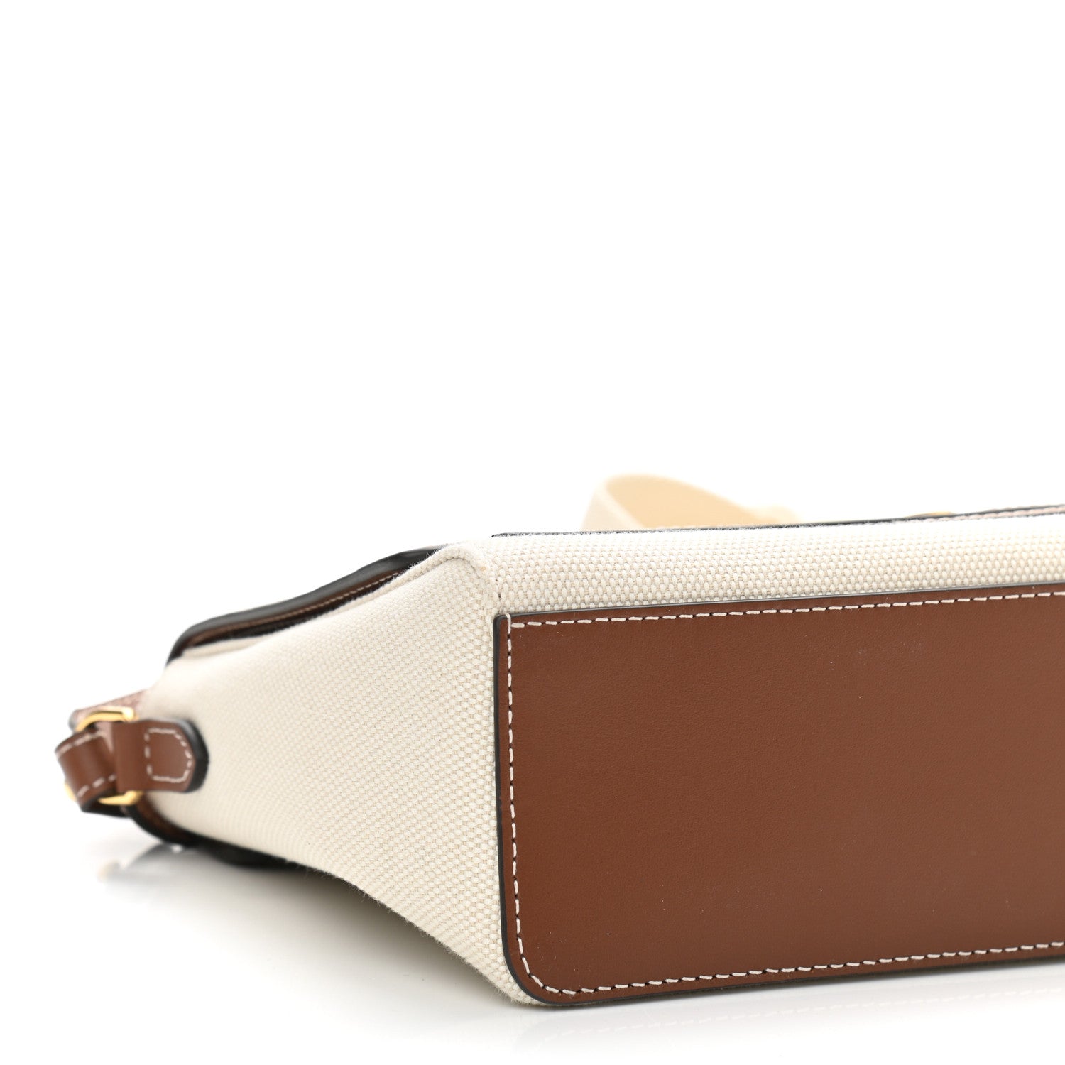 Burberry Canvas Horseferry Print Note Crossbody Bag Natural Tan 8 of 9