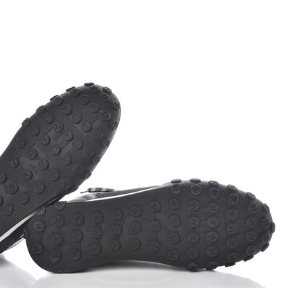 Chanel Calfskin Mesh Lycra Sneakers 38.5 Black 6 of 8
