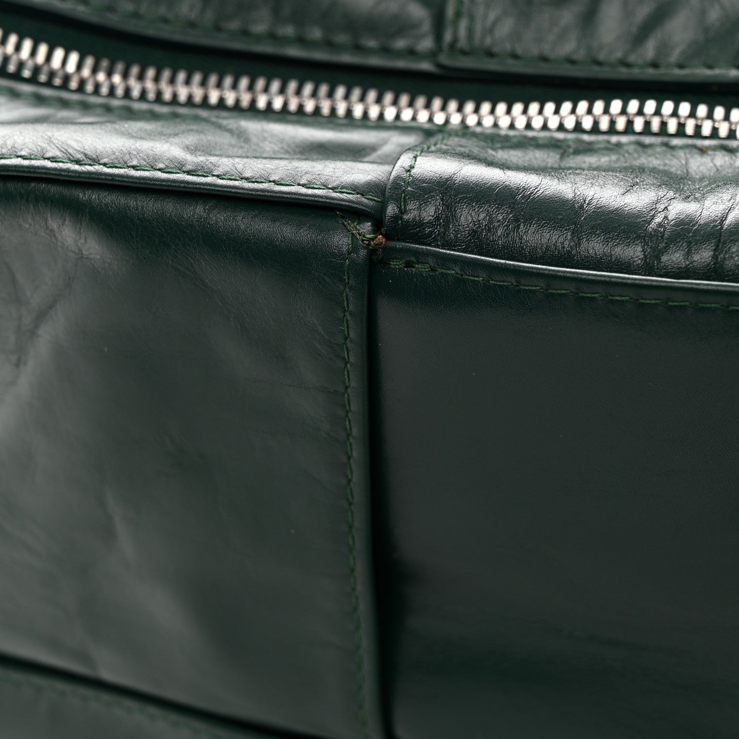 Bottega Veneta Paper Calfskin Maxi Intreccio Medium Arco Camera Bag Emerald Green 11 of 12