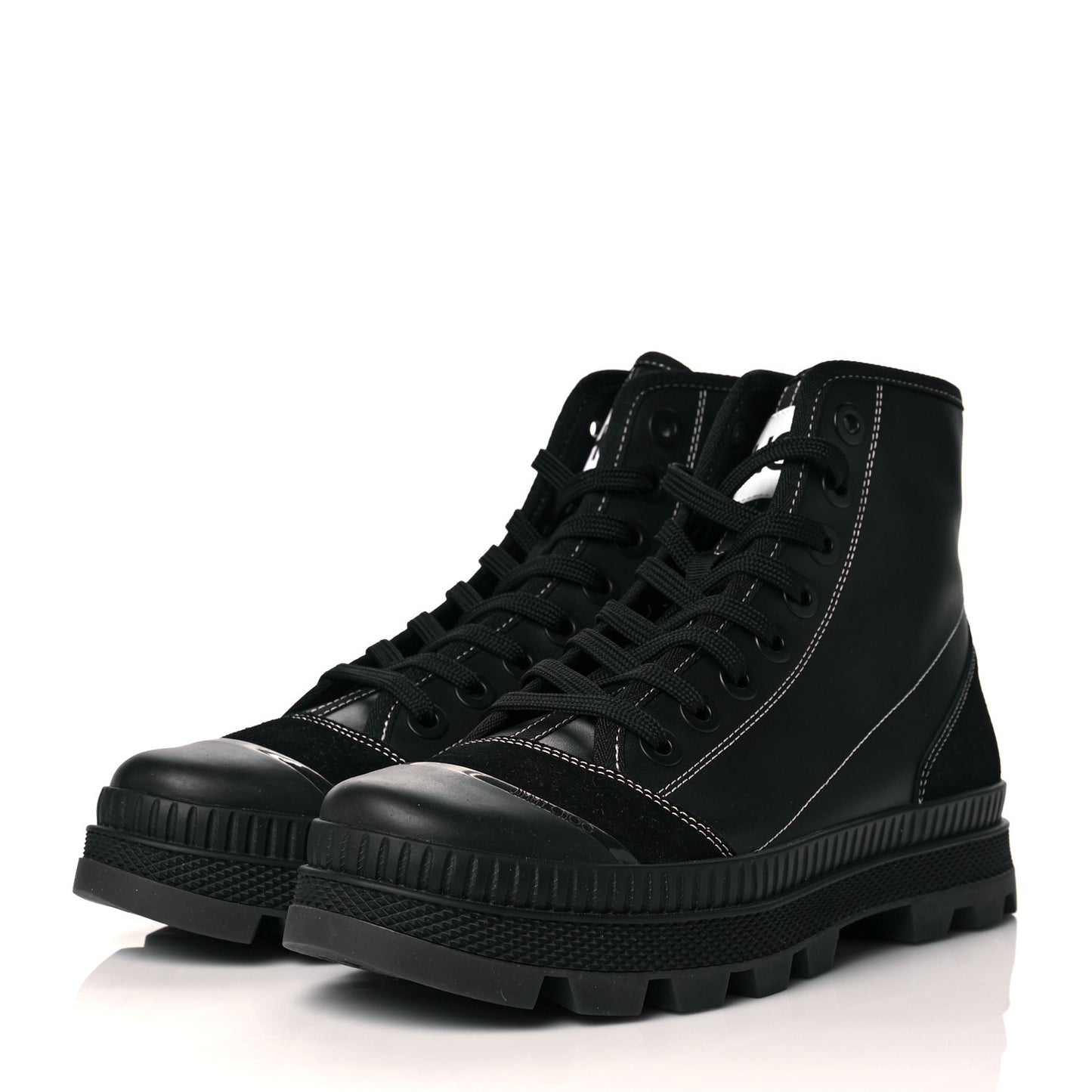 Nappa Crosta Suede Mens Nord Combat Boots 43 Black