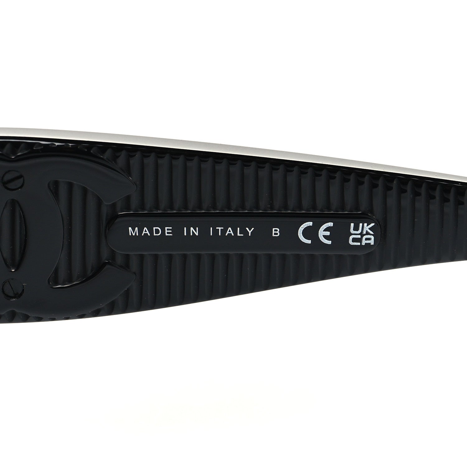 Chanel Acetate Shield Sunglasses 5495 Black 6 of 8