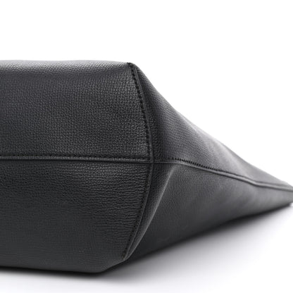 Fendi Vitello Vienna Enamel F is Fendi Shopping Tote Black Taupe 14 of 20