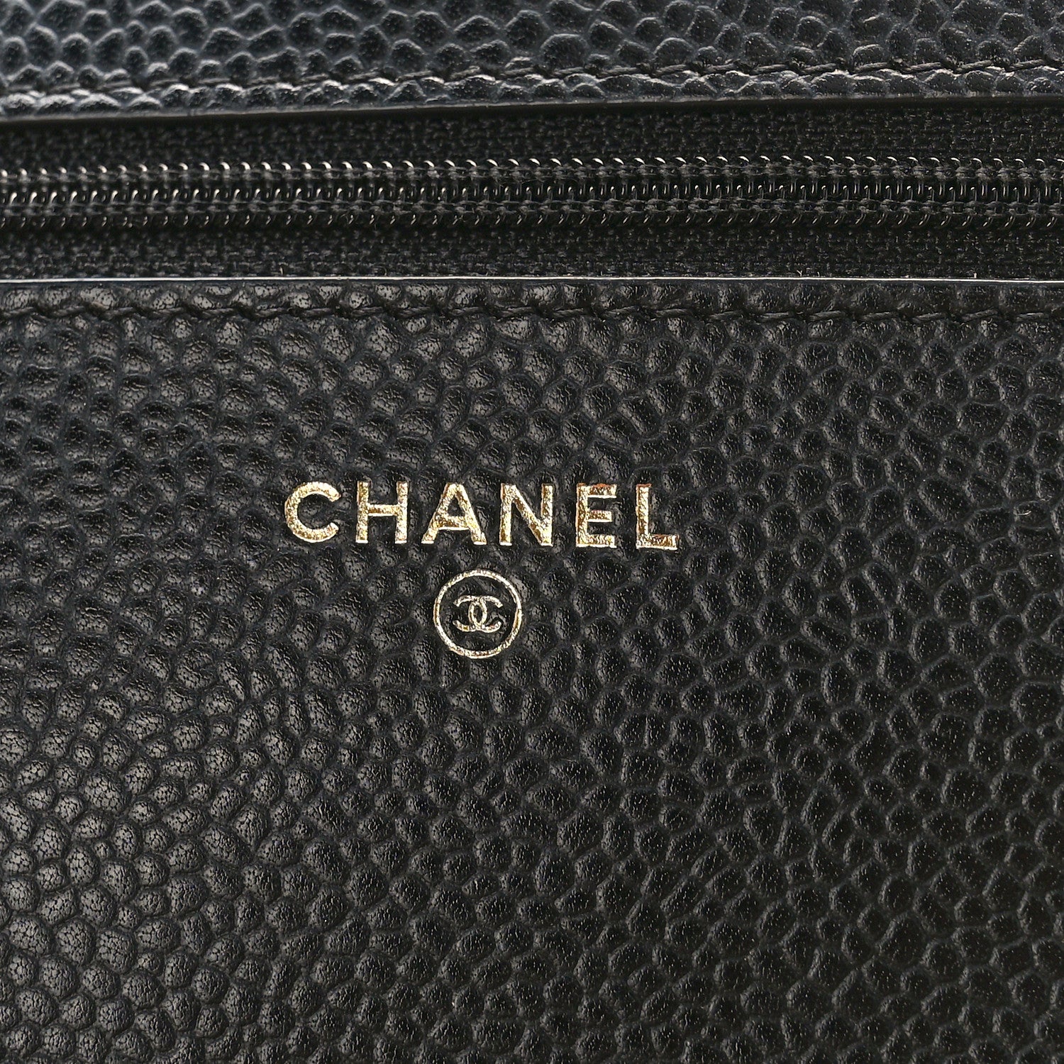 Chanel Caviar Quilted Wallet on Chain WOC Black 6 of 9