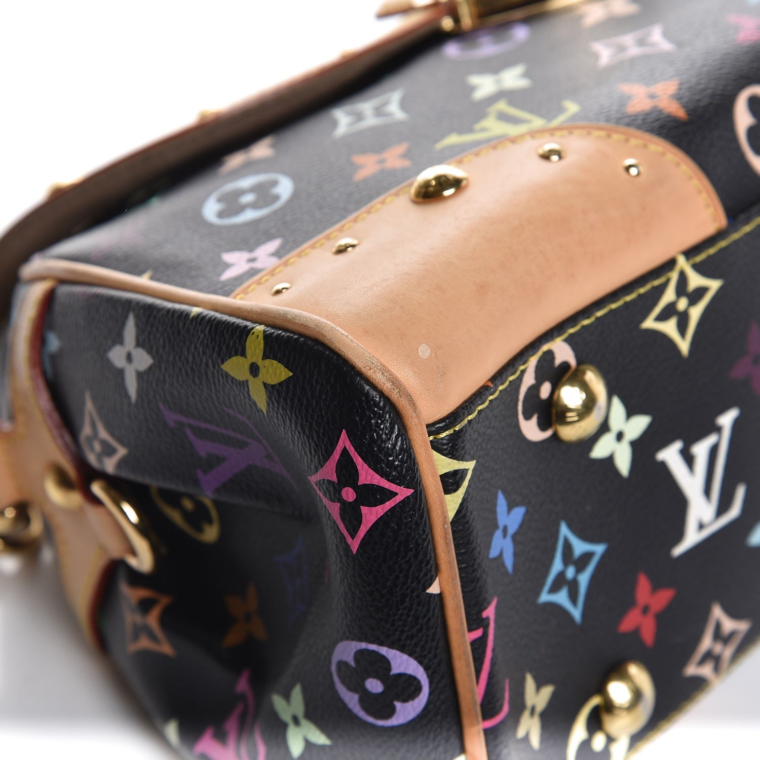 Louis Vuitton Monogram Multicolor Beverly MM Black 11 of 15
