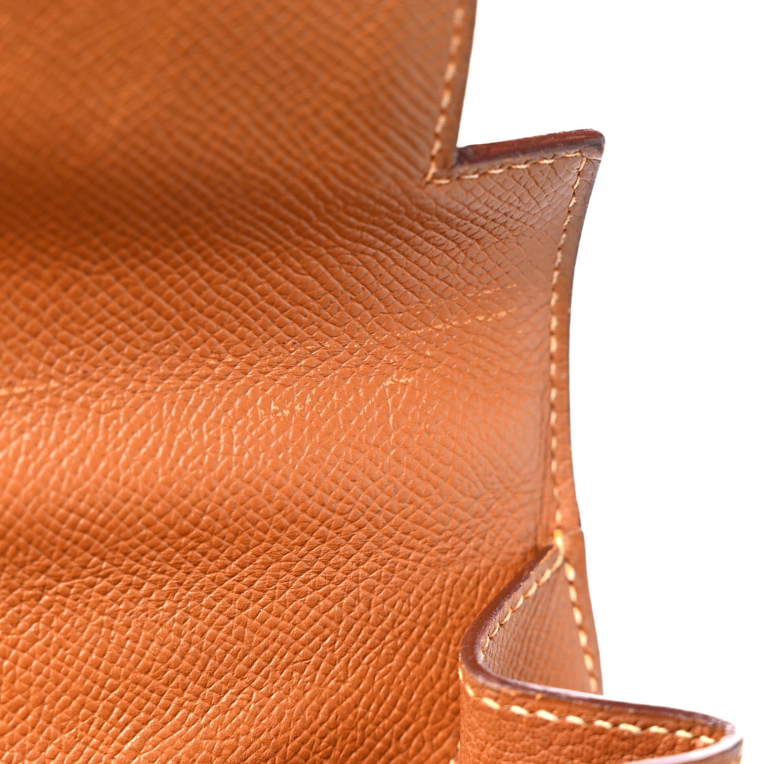 Hermes Courchevel Kelly Sellier 32 Gold 17 of 23