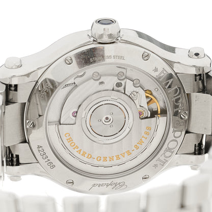 Chopard Stainless Steel Diamond Bezel 36mm Happy Sport Automatic Watch Silver 4 of 4