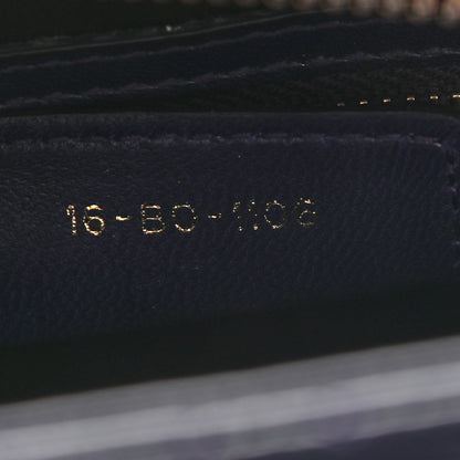 Christian Dior Lambskin Cannage Medium Lady Dior Crystal Strap Blue 7 of 9