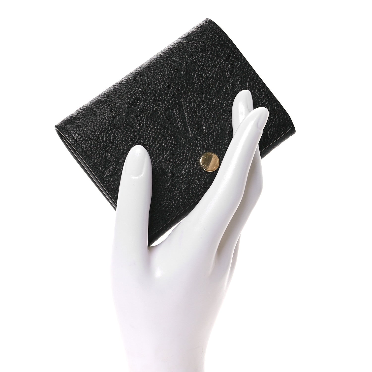 Louis Vuitton Empreinte Business Card Holder Black 2 of 7