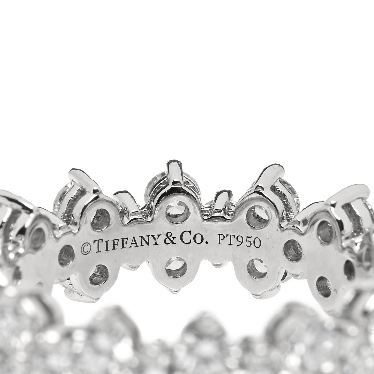 Platinum Diamond Aria Eternity Ring 50 5.25
