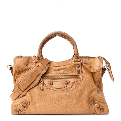 Balenciaga Agneau Giant 12 Rose Gold Hardware City Cumin 1 of 13