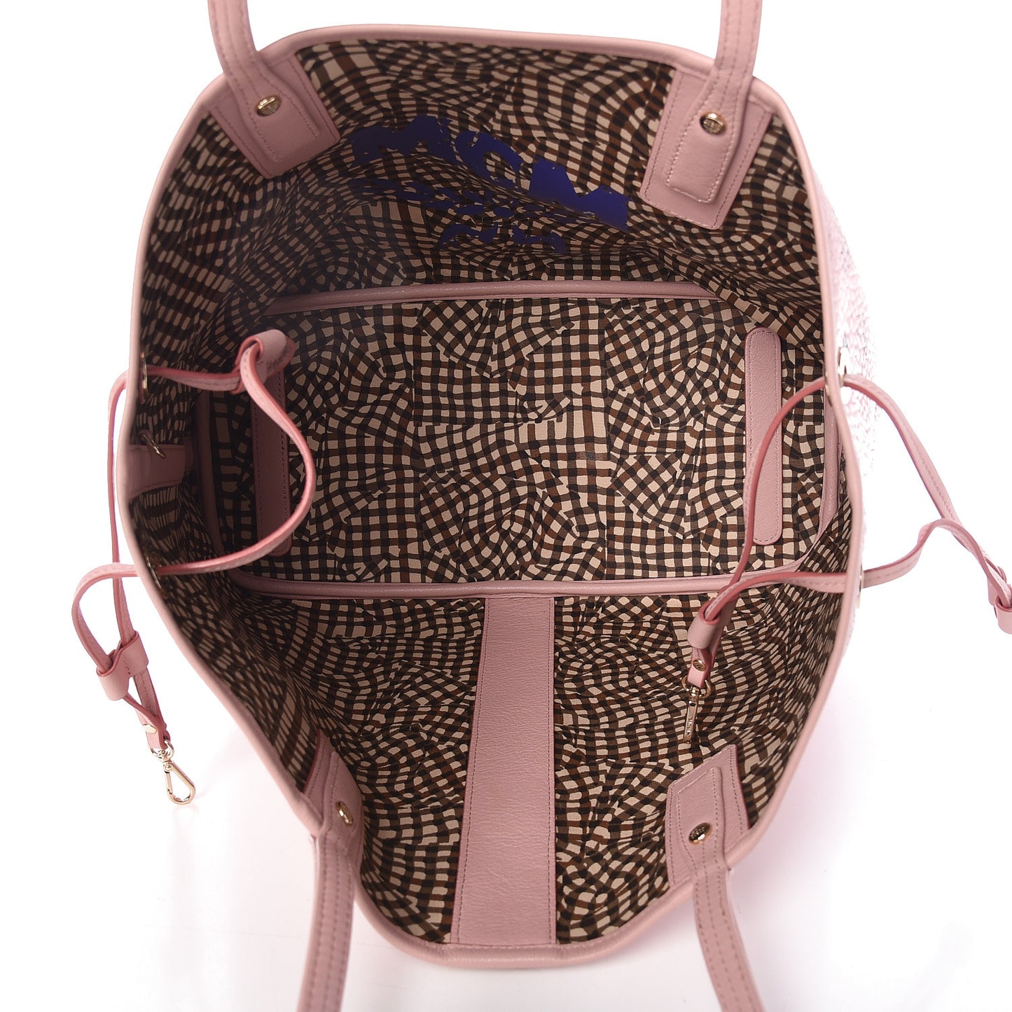 Visetos Medium Liz Reversible Shopper Tote Soft Pink