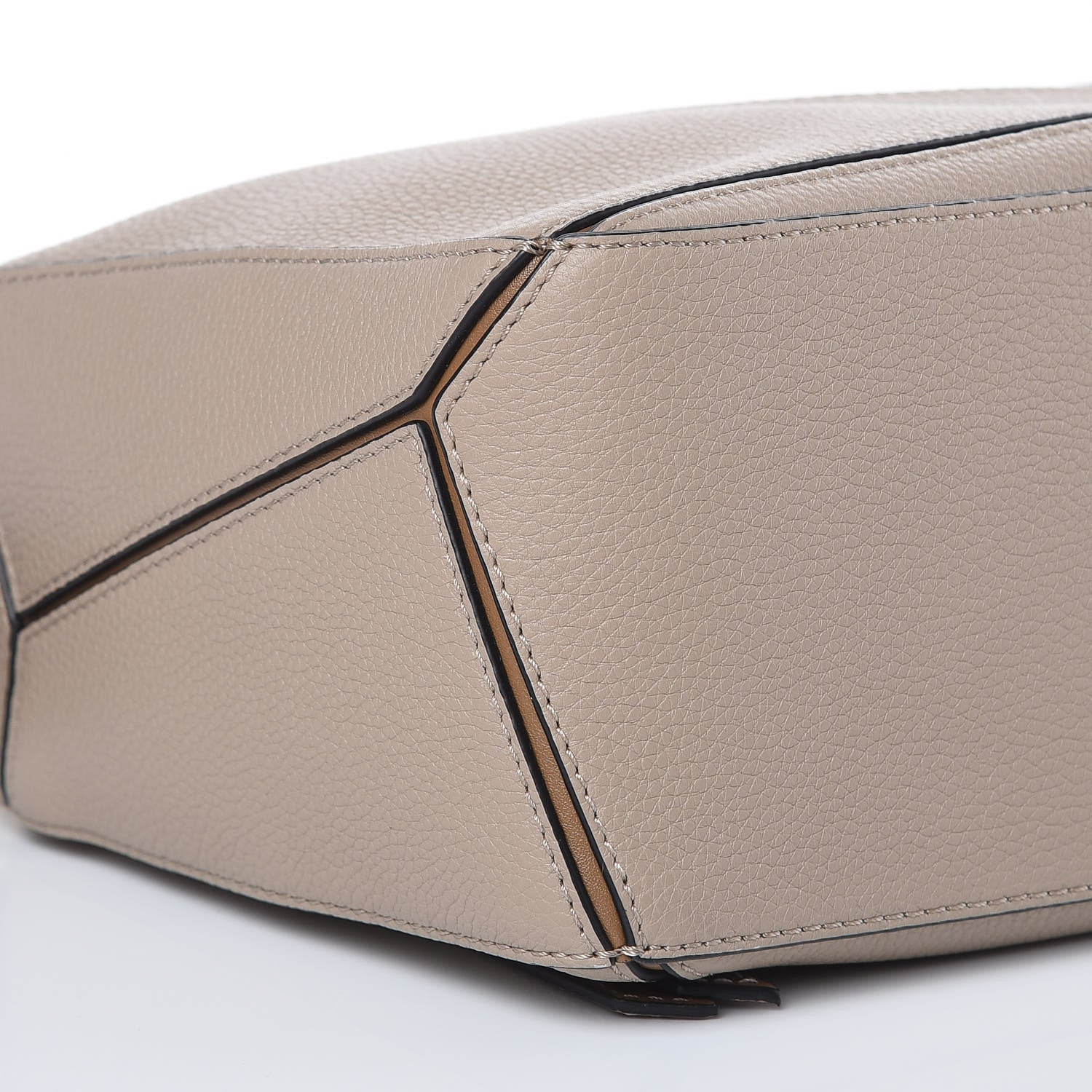 Loewe Grained Calfskin Small Puzzle Bag Sand Mink 7 of 8