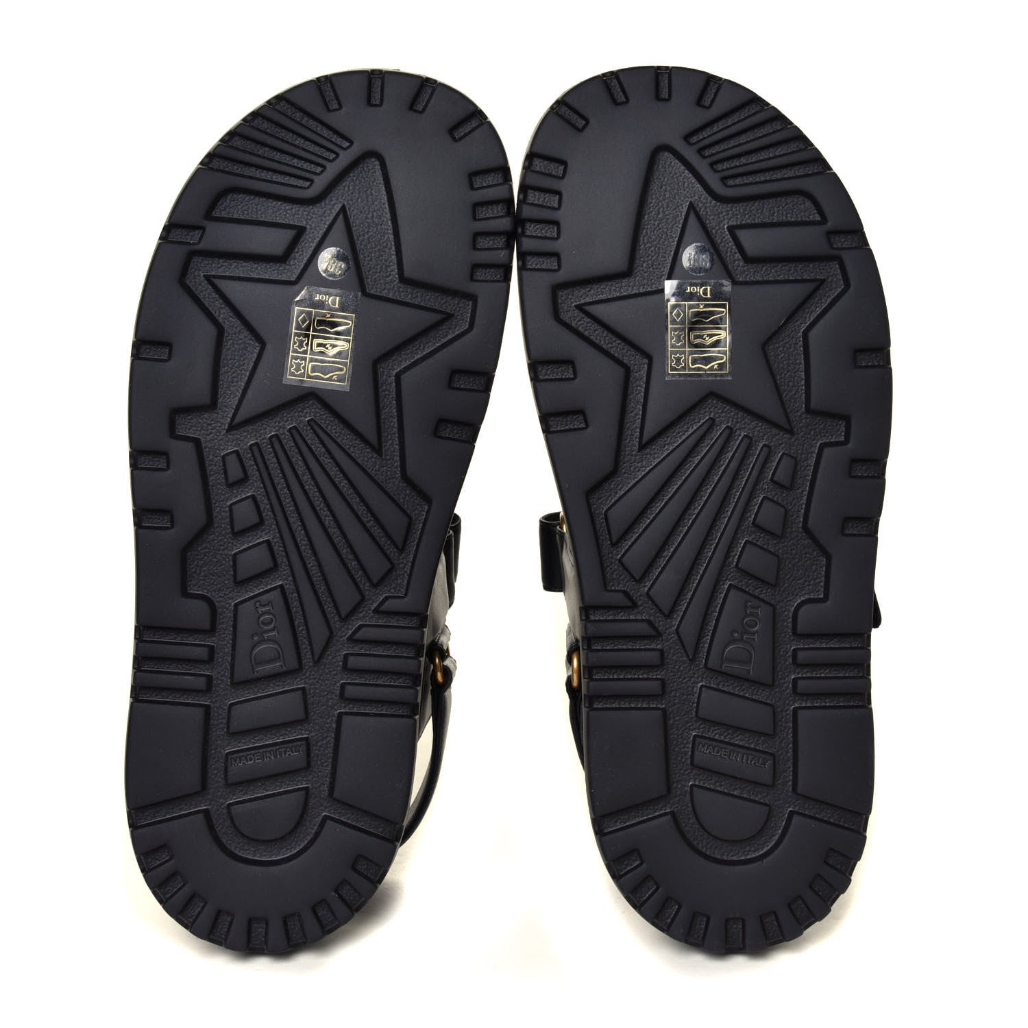 Christian Dior Lambskin Dioract 10mm Sandals 38.5 Black 12 of 12