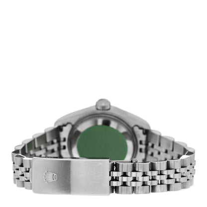 Rolex Stainless Steel 18K White Gold 26mm Oyster Perpetual Datejust Watch Silver Roman 69174 3 of 5