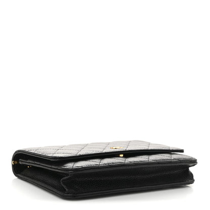 Chanel Caviar Quilted Wallet on Chain WOC Black 4 of 12