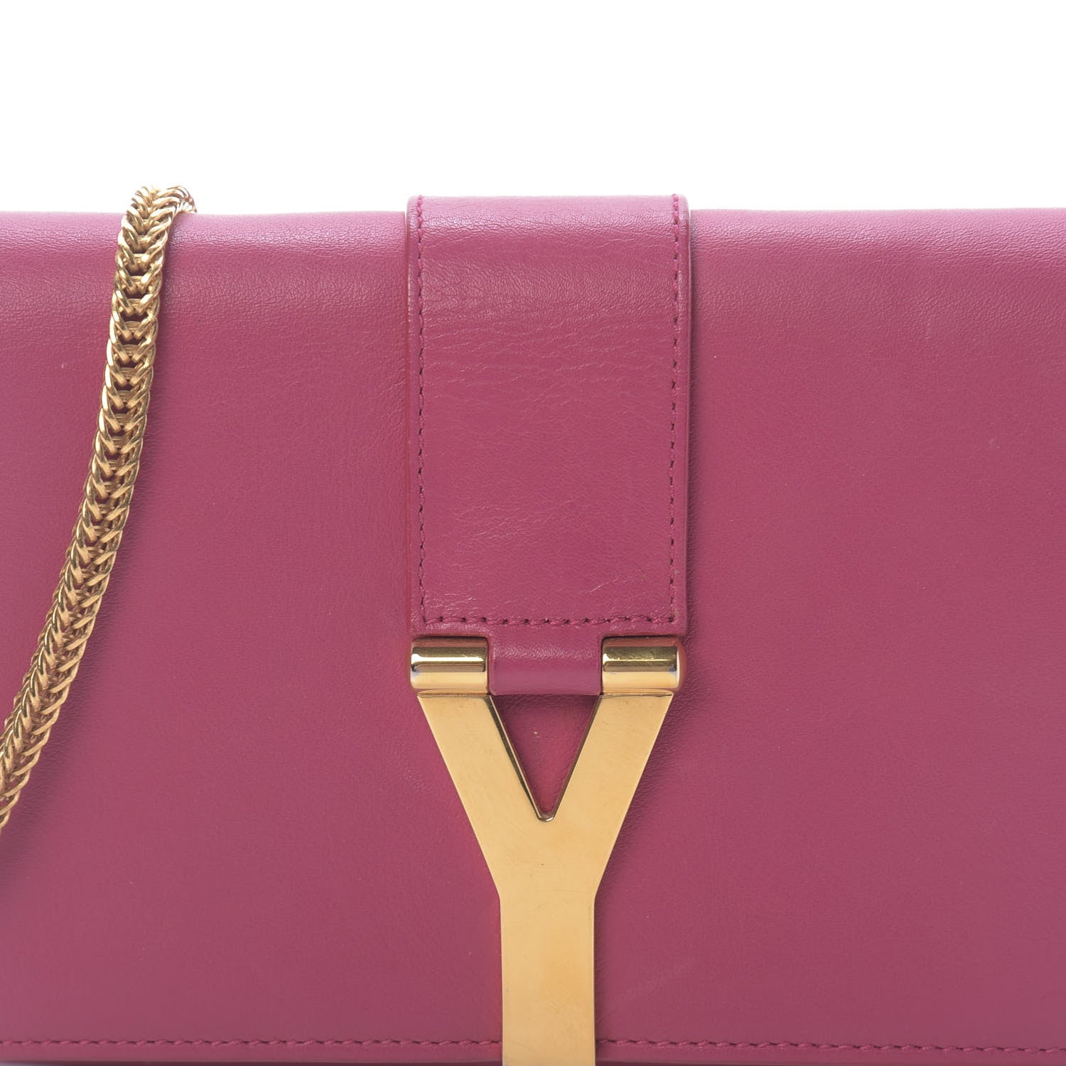 Saint Laurent Calfskin Small Classic Y Satchel Fuchsia 14 of 14