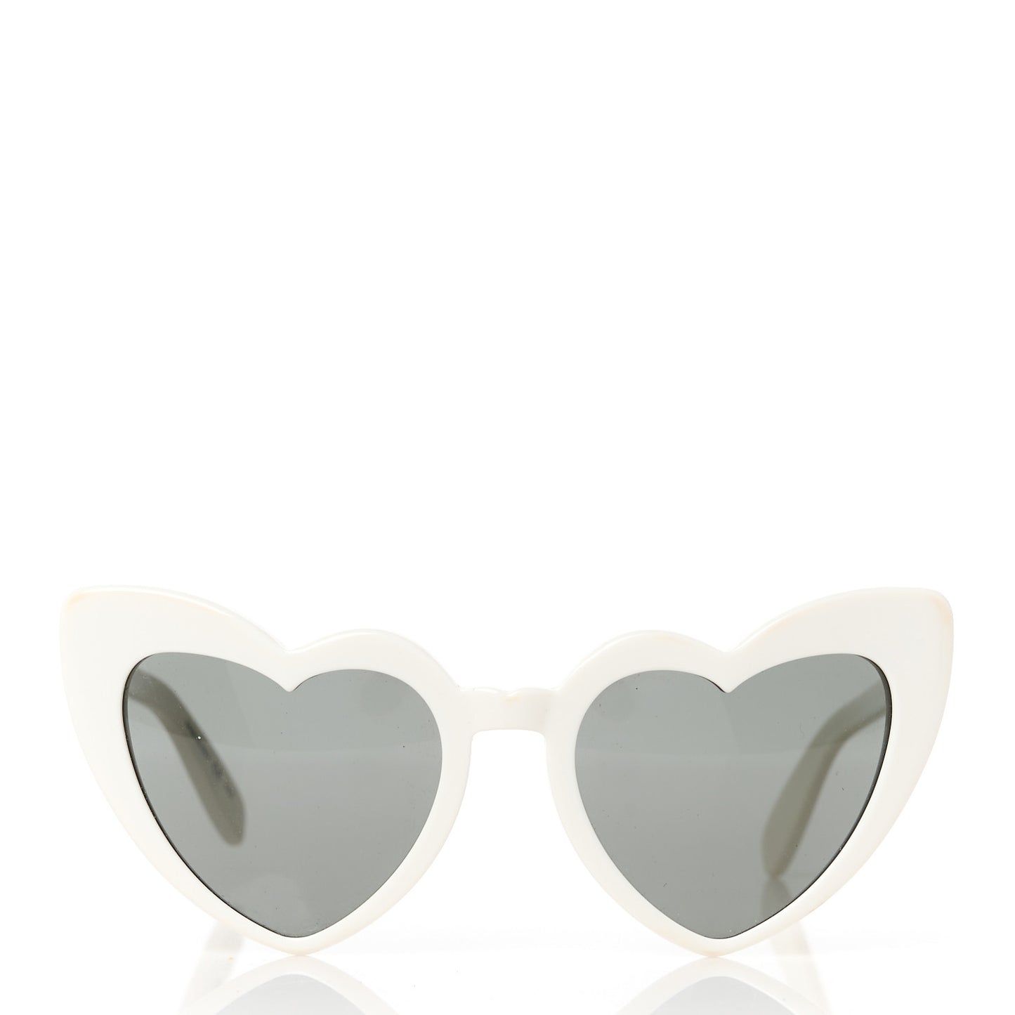 Acetate Heart Frame Loulou SL181 Sunglasses White