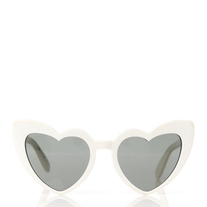 Saint Laurent Acetate Heart Frame Loulou SL181 Sunglasses White 2 of 10