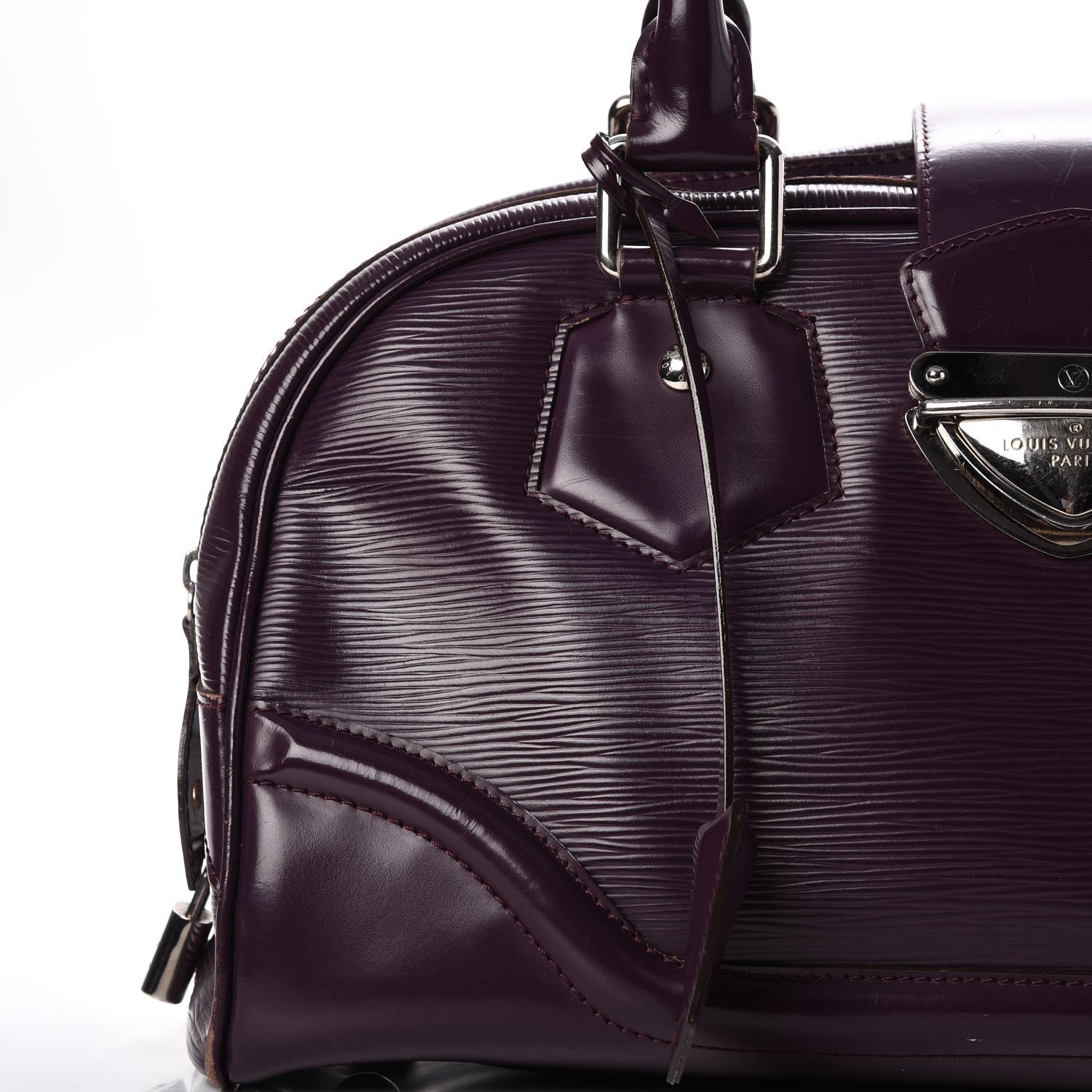 Louis Vuitton Epi Bowling Montaigne GM Cassis 11 of 22