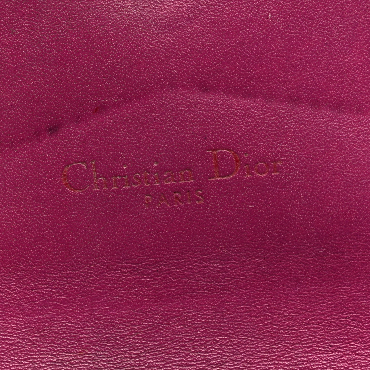 Christian Dior Bullcalf Diorissimo Slim Envelope Wallet Black Rose Indien 6 of 6
