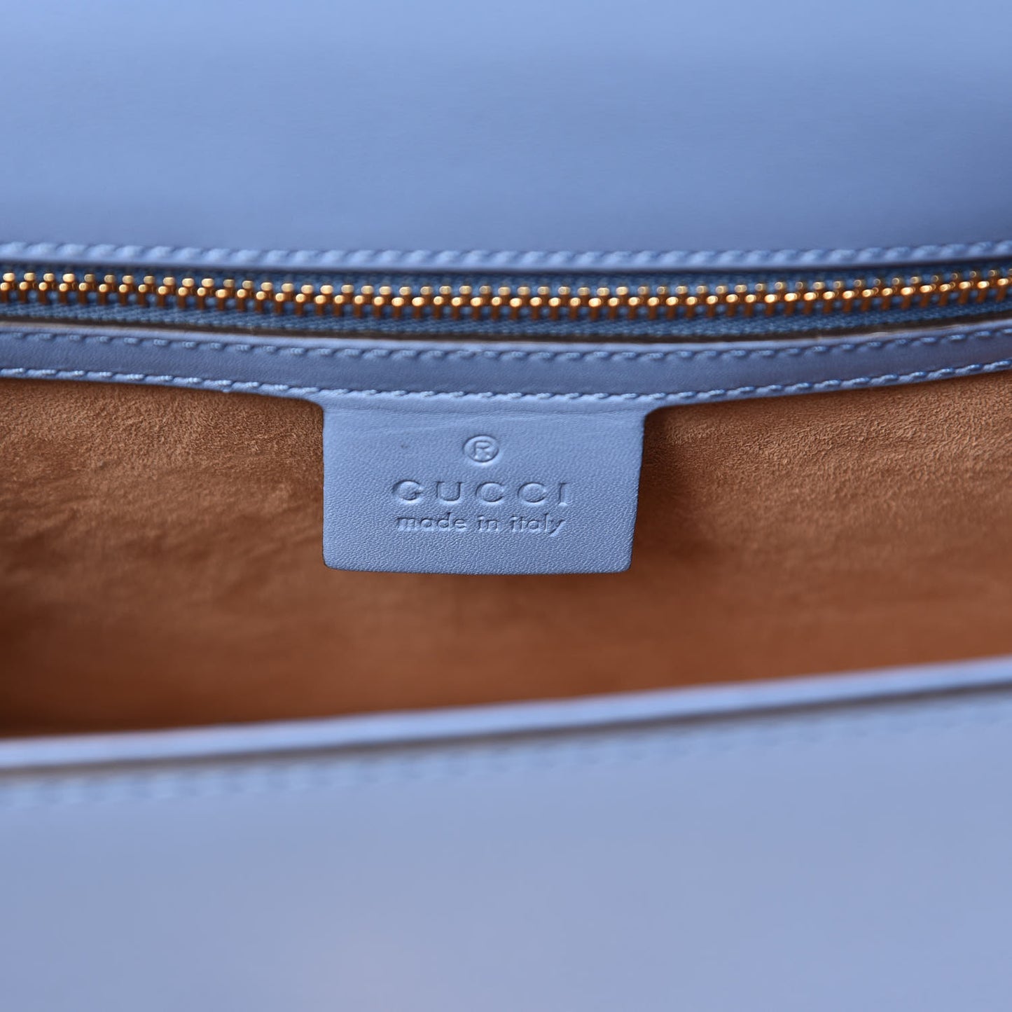 Calfskin Small Sylvie Shoulder Bag Clear Sky Blue