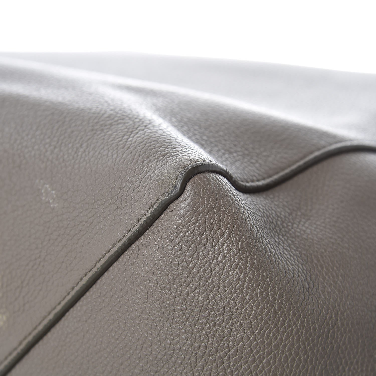 Celine Soft Grained Calfskin Small Belt Cabas Phantom Taupe 16 of 18