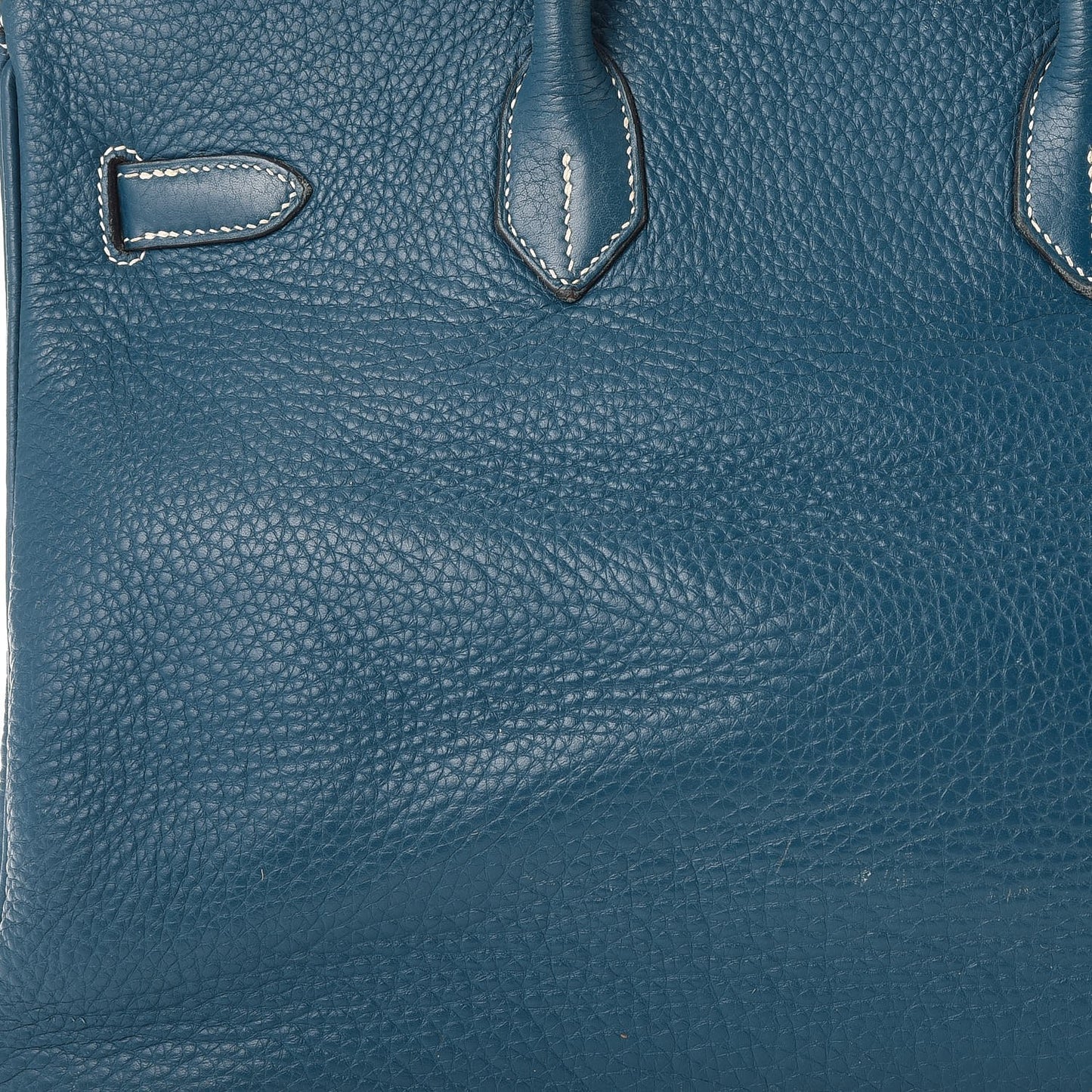 Taurillon Clemence Birkin 35 Bleu Thalassa