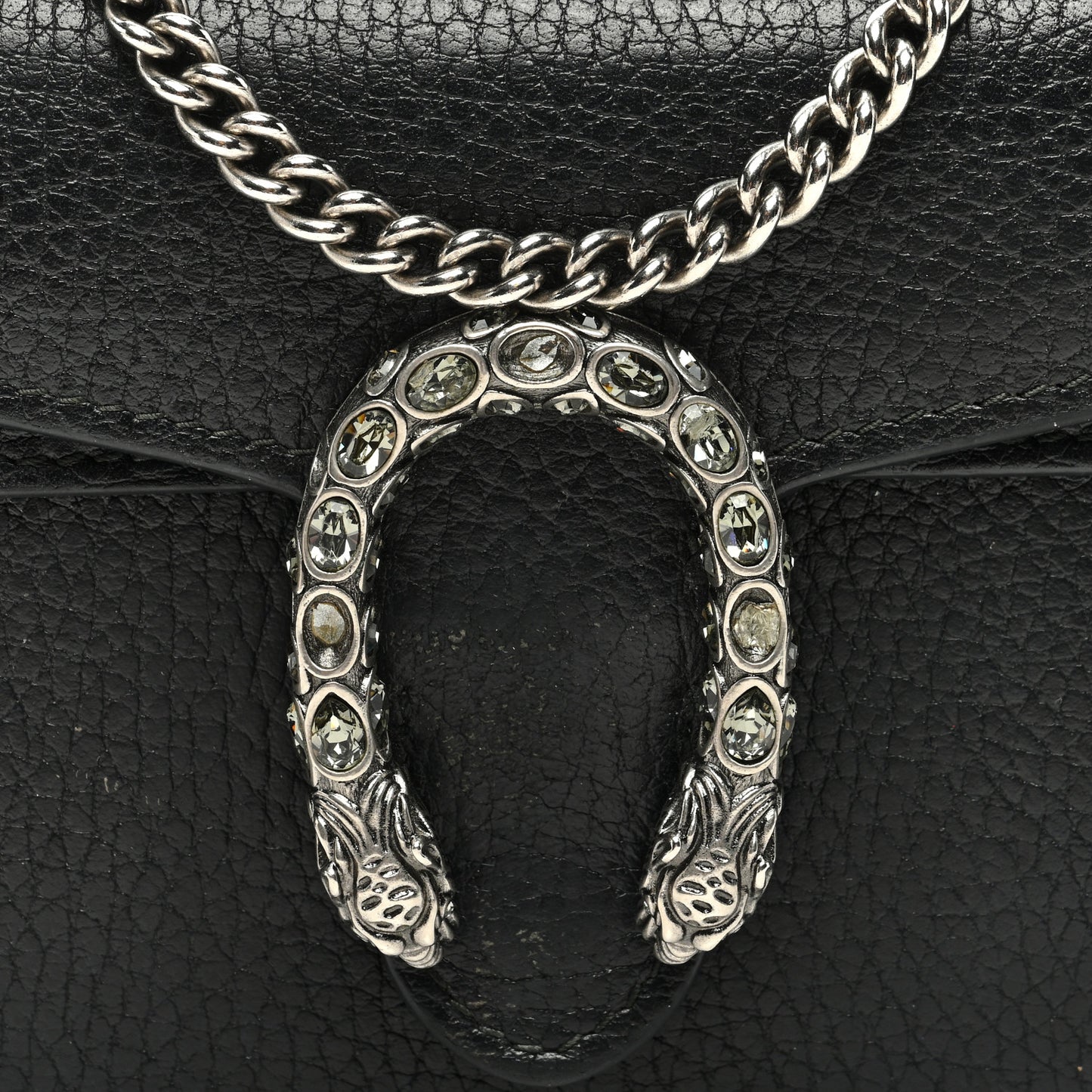 Calfskin Super Mini Dionysus Shoulder Bag Black