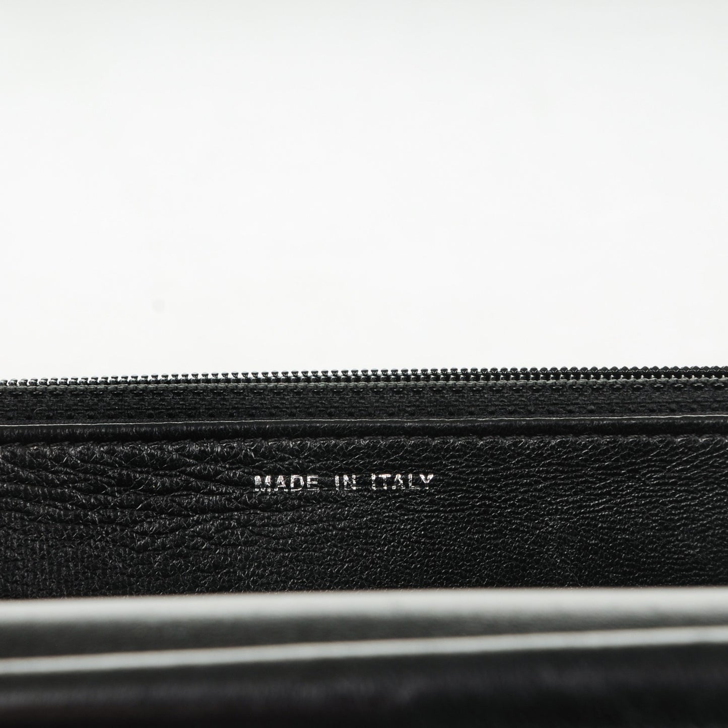 Lambskin Quilted Boy Wallet On Chain WOC Black