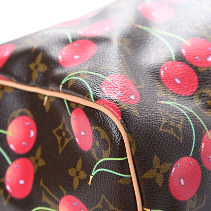 Louis Vuitton Monogram Cerises Keepall 45 8 of 11