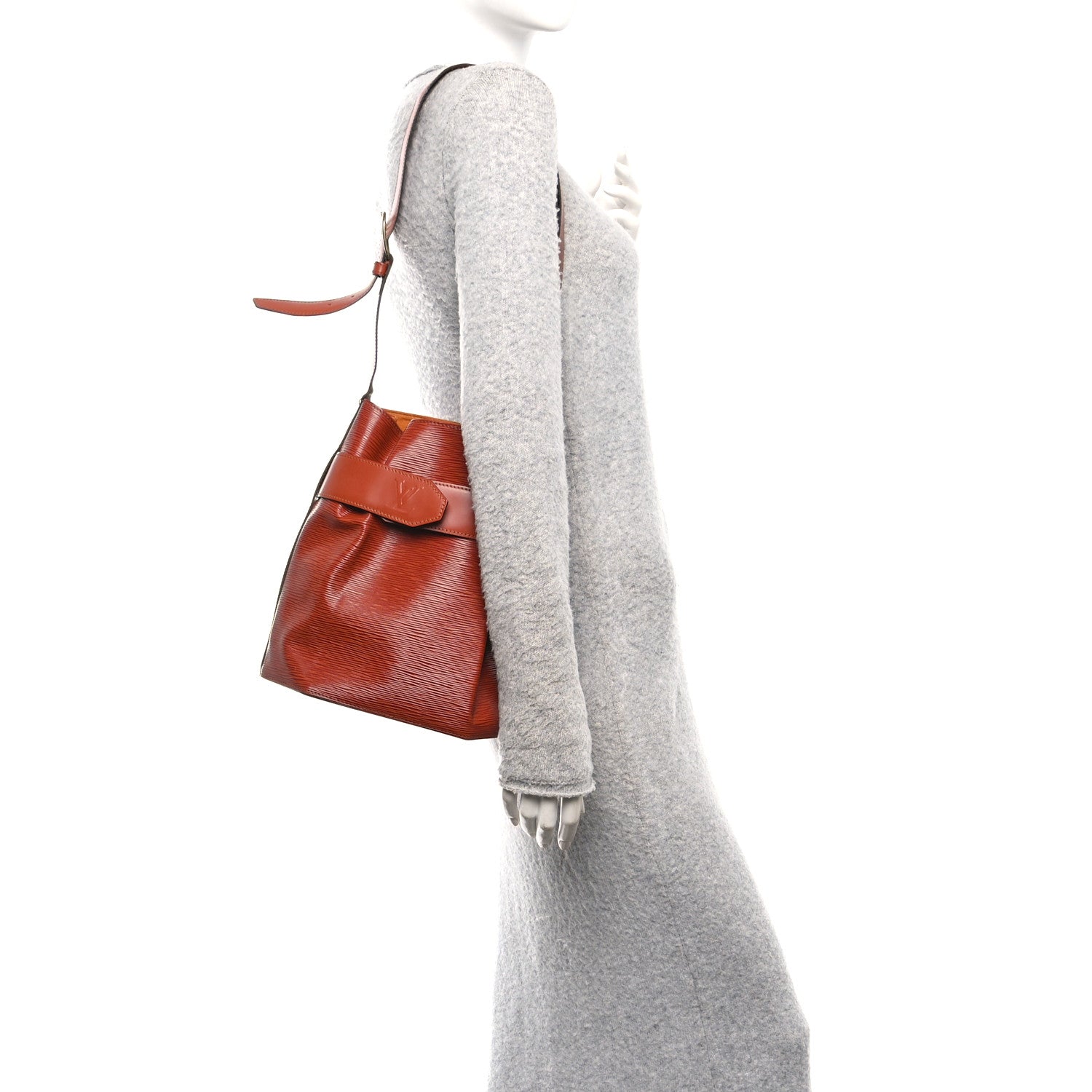 Louis Vuitton Epi Sac D'Epaule Kenyan Fawn 2 of 9