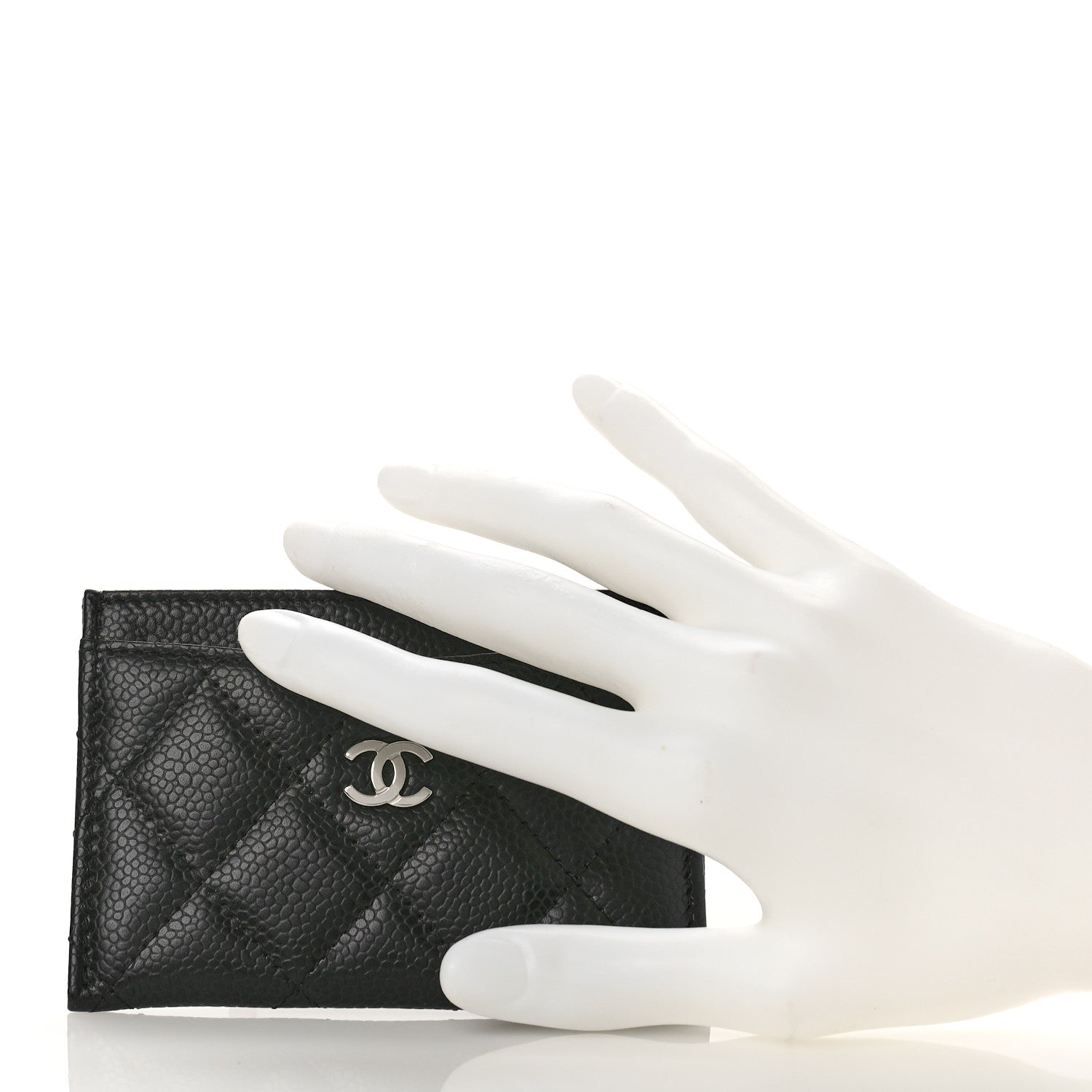 Chanel Caviar Quilted Card Holder Black 2 of 10