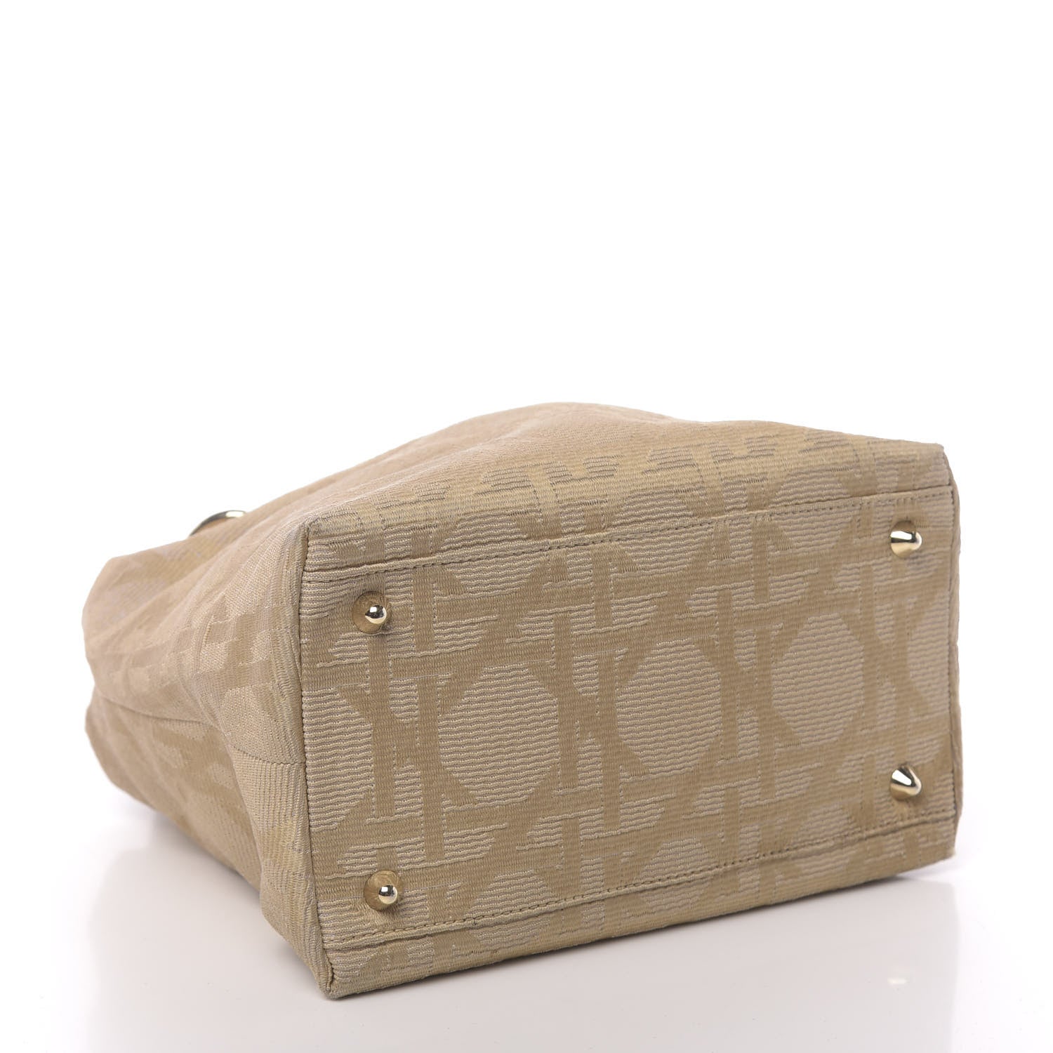 Christian Dior Canvas Cannage Small Soft Lady Dior Shopping Tote Beige 4 of 12