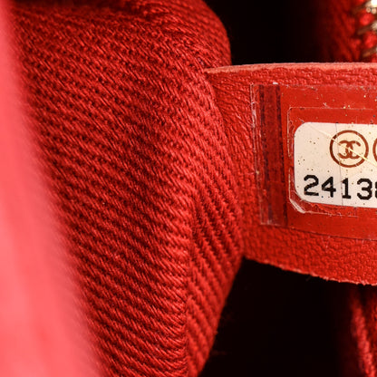 Chanel Caviar Quilted Small Coco Handle Flap Red 7 of 10